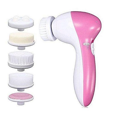 Picture of 5 In 1 Beauty Care Massager - White and Pink (Pink)