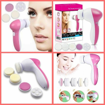 Picture of 5 In 1 Beauty Care Massager - White and Pink (Pink)