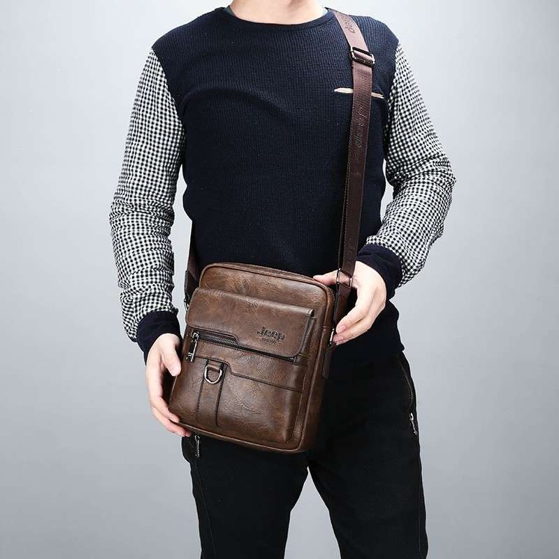 Picture of Jeep Bag Crossdody Bag - Beg For Men (Brown)