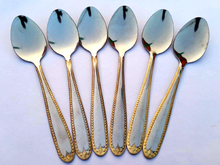 Picture of Stainless Steel Tea Spoon 6pcs (length 6 inches) (Silver Table Spoon)