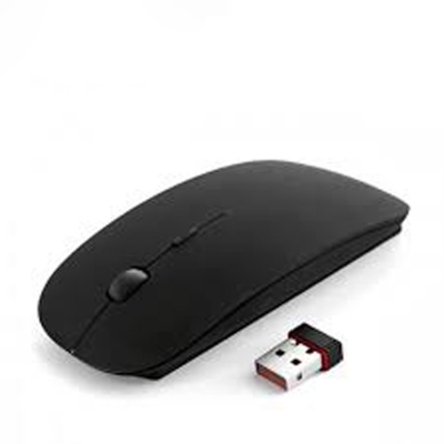 Picture of Rechargeable Wireless High End Ultra-thin Type C Mouse 2.4Ghz Optical RGB Dual-model Mouse (Black)