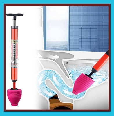 Picture of High Pressure Air Drain Clog Remover Plumbing Tool, High Pressure Toilet Unblock One Shot, Toilet Plunger Kitchen Sink Sewer Dredge Tool, High Pressure Toilet Unblock a Shot-Cyclone 