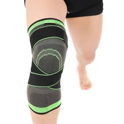 Picture of Knee Support Pads for Knee Pain,Fitness,Travel and Relief (Green 1 pis,Int: One size)