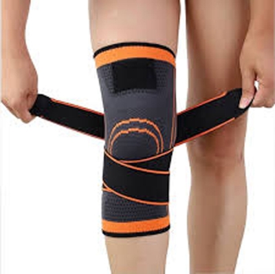 Picture of Knee Support Pads for Knee Pain,Fitness,Travel and Relief (Orange 1 pis,Int: One size)