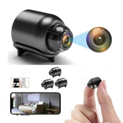 Picture of Full HD 1080P Small IP Camera Night Vision video Camera Motion Detection Indoor Wifi Professional Video Mini Camera (Black)
