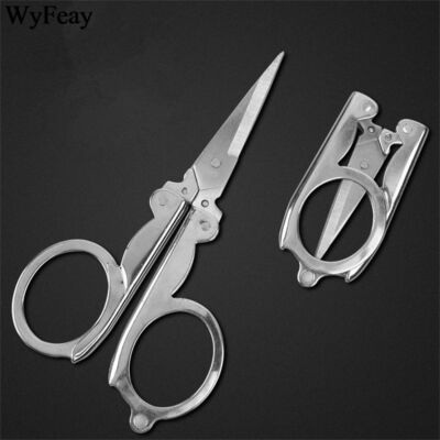 Picture of Travel Folding Scissor Stainless Steel Multi Purpose Pocket Foldable Pair of Sissor (Silver)