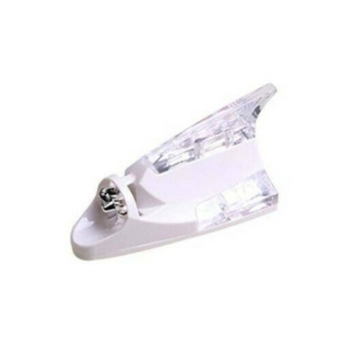 Picture of Car Wind VIP Signal Light Fin Shark Light - Wind Power LED Flashing Lamp,Shark Fin Shaped Safety Light for Motorcycles, Bicycles, Trucks Ruftup (White)