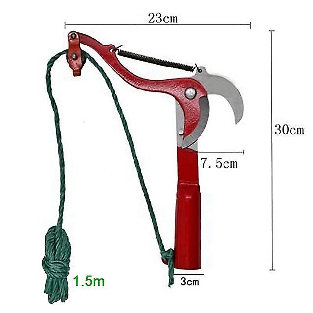 Picture of 1PC Extendable Fruit Tree Pruning Saw Cutter Garden Trimmer Tool With Rope (Red)