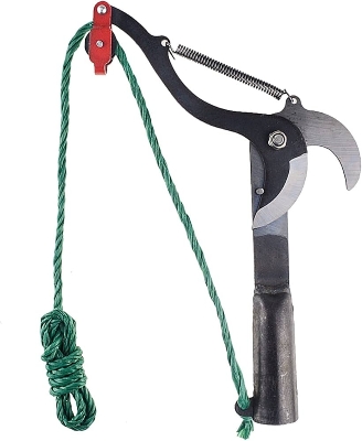 Picture of 1PC Extendable Fruit Tree Pruning Saw Cutter Garden Trimmer Tool With Rope (Red)