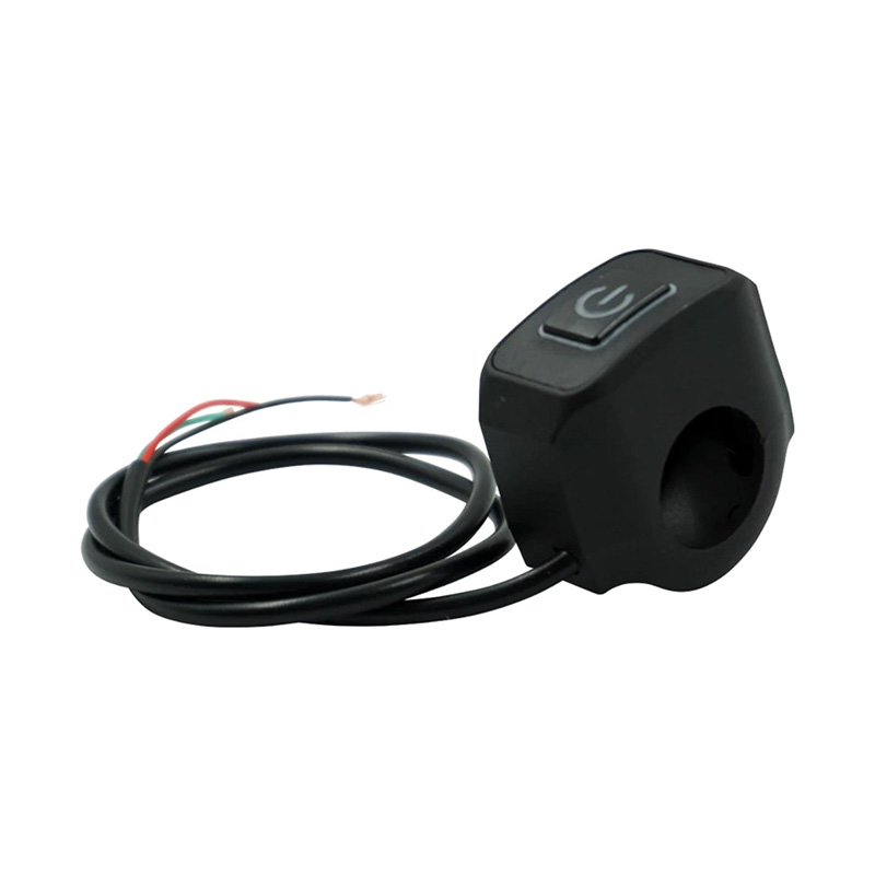 Picture of New On/Off Switch 7/8'' Motorcycle Handlebar Switch Momentary Button For Electric Star Kill Waterproof Control Switch Button With Led Light