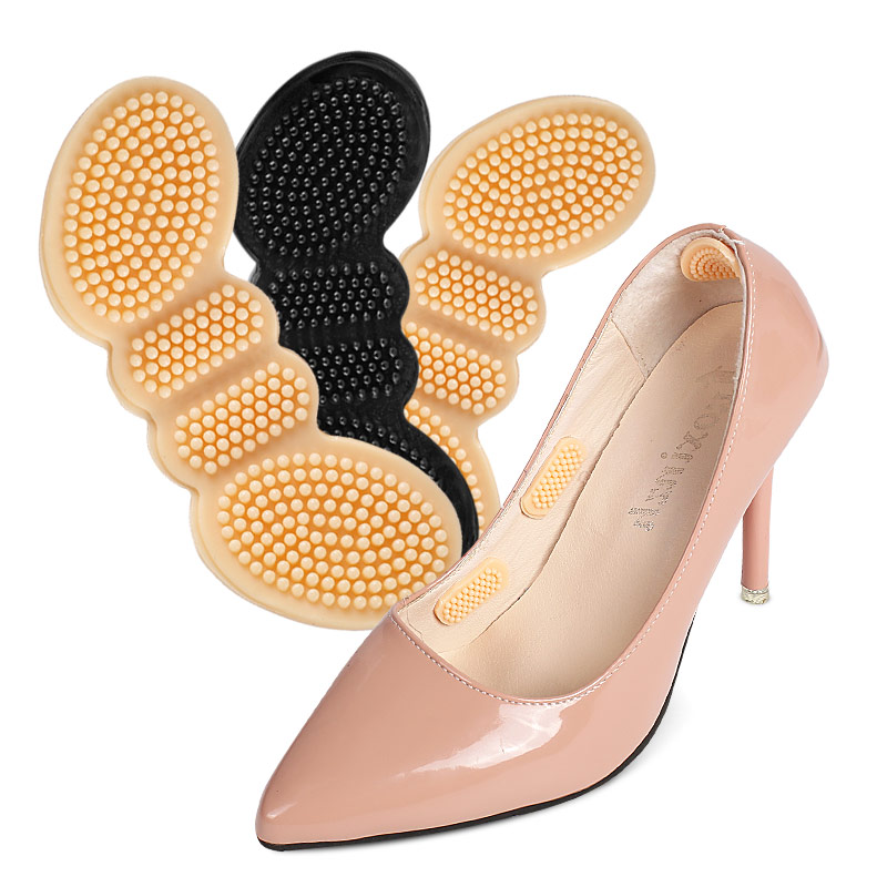 Picture of 2Pcs Forefoot Pads Shoes Insole Cushion Pad Adjustable Antiwear Inserts Insoles Patches Heel Protector Liner Sticker Insoles (Multicolor)