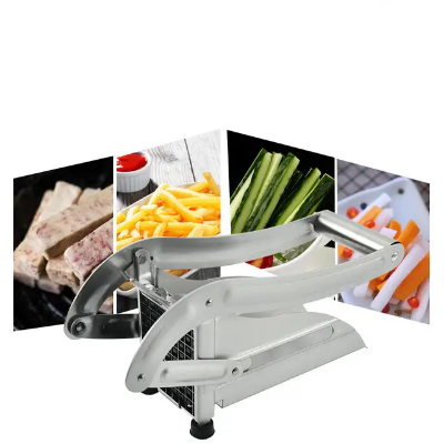 Picture of Potato Chipper Machine,(S)Pink Pari Stainless Steel Potato Chipper With 2 Blades Machine Maker Slicer,Tainless Steel Potato Chipper With 2 Blades, Easy Home Made French Fries Machine Chips Cutter, Salad Vegetable & Potato Chipper. - Vegetable Cutter (Silver)
