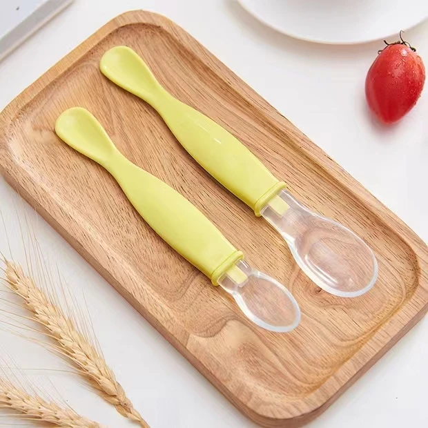 Picture of 1pair- BABY SILICONE SPOON CN Spoon Sets 