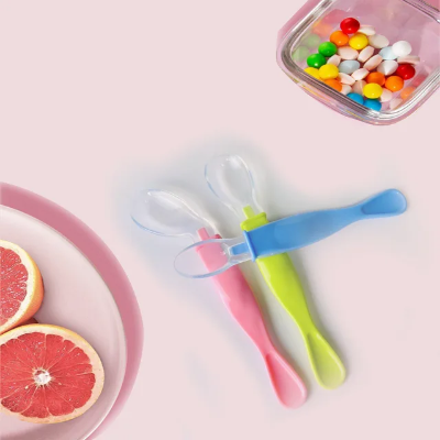 Picture of 1pair- BABY SILICONE SPOON CN Spoon Sets 