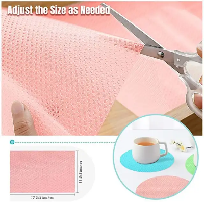 Picture of Washable Refrigerator Mats, Waterproof Fridge Mats, Drawer Mats 1/2/3/4 pcs multicolor (3 pcs)
