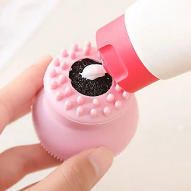 Picture of Silicone Facial Cleaning Brush For Limpiador Facial Octopus Shape Deep Pore Exfoliating Cleansing Face 