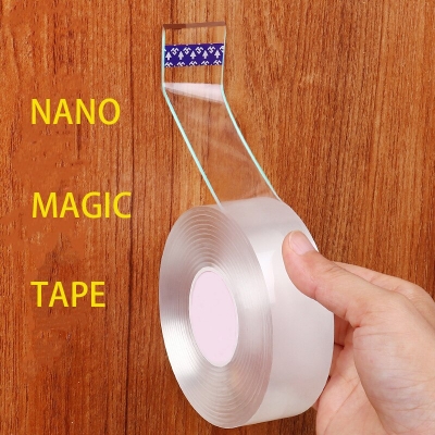 Picture of Premium Quality - 1M/3M/5M Lenght and 2CM/3CM wide clean nano double side adhesive tape - Double Side Tape (5 meter 3cm)