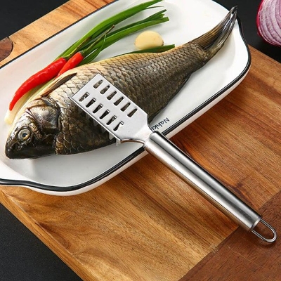 Picture of Stainless Steel Fish Scale Cleaner - Silver (Silver)