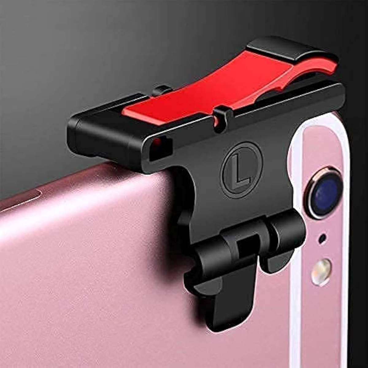 Picture of D9 PUBG Gaming Trigger L1/R1 / / Gaming Triger / Triger For PUBG / PUBG Gaming Trigger / Trigger For PUBG / Trigger For Gaming / Game Trigger / 2Pcs Trigger (Pink)