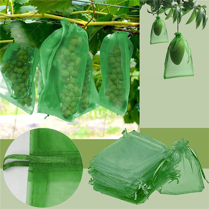 Picture of 10 PCS Fruit Garden Nylon Protection Bag Insect-proof protection Bag Insect Mesh Net for Anti Insect (Small)