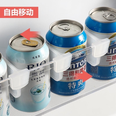 Picture of Telescopic Divider Kitchen Refrigerator Small Items Food Storage Partition Free Adjustment Snap-on Grid Clip (10 pce)