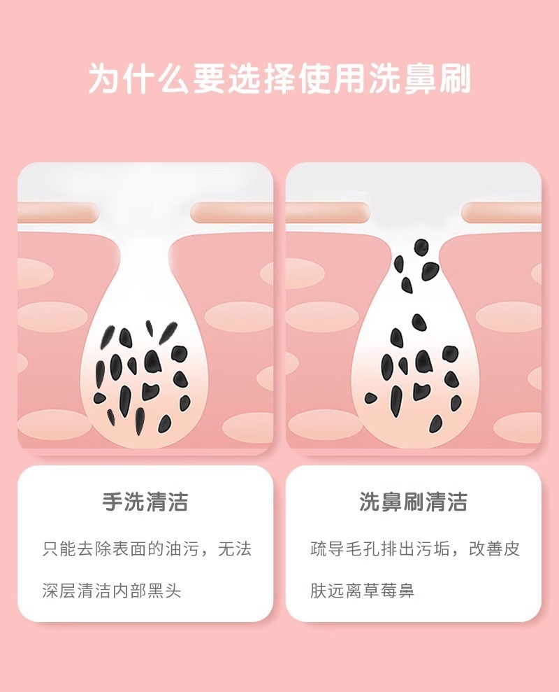 Picture of Silicone Beauty Brush Face Exfoliation Nettoyantes Makeup Tools Cleaner (2 pce)