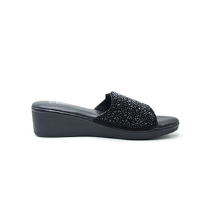 Picture of BLACK COMFORT SANDALS FOR WOMEN 5612608