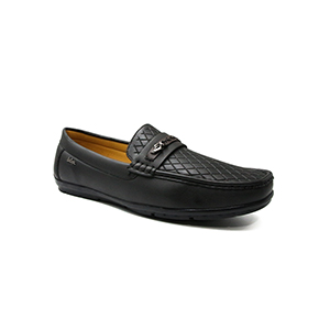 Picture of BLACK CASUAL MOCCASIN SHOE FOR MEN 8510655