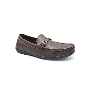 Picture of BROWN CASUAL MOCCASIN SHOE FOR MEN 8511442