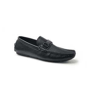 Picture of BLACK CASUAL MOCCASIN SHOE FOR MEN 8511657