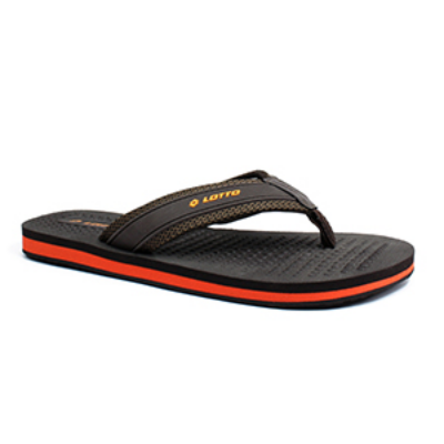 Picture of BROWN LEATHER SLIPPERS FOR MEN 8614456