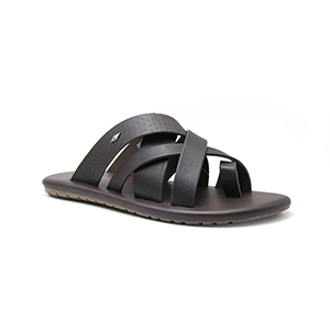 Picture of BROWN COMFORT SANDALS FOR MEN 8615414