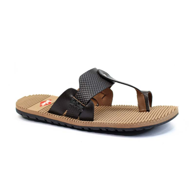 Picture of BROWN COMFORT SANDALS FOR MEN 8643495