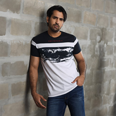 Picture of BLACK T-SHIRTS SPORTS FOR MEN 8AE0185