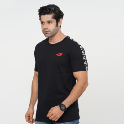 Picture of BLACK T-SHITS LEISURE FOR MEN 8AE0618