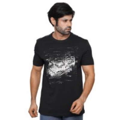 Picture of BLACK T-SHITS LEISURE FOR MEN 8AL0611