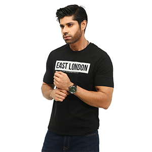 Picture of BLACK T-SHITS LEISURE FOR MEN 8AL0622