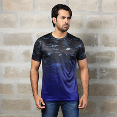 Picture of BLUE T-SHIRTS SPORTS FOR MEN 8AVR619