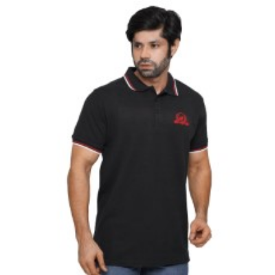 Picture of BLACK POLO SHIRTS LEISURE FOR MEN 8BS0619