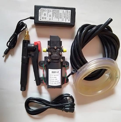 Picture of Portable Bike Car Washer Combo Water Pump Hose Pipe Spray Gun Full Set -Black