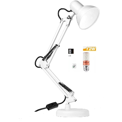 Picture of Rocklight Modern Gloss Desk Lamp For Study With 12W Energy Saving Corn Light - Lamp -Black