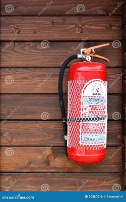 Picture of Fire Extinguisher ABC Dry Chemical Powder 03 KG -Red