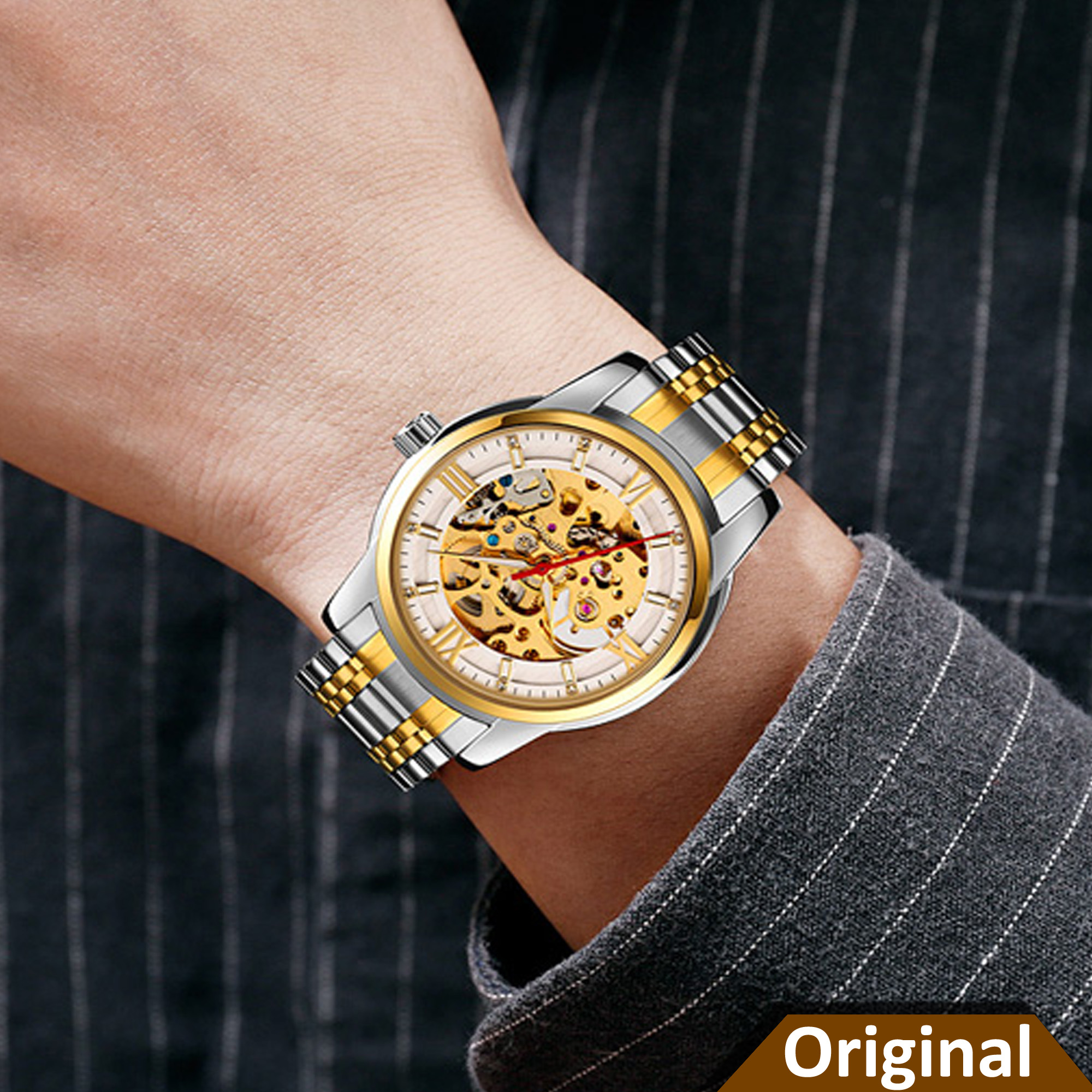 Picture of SKMEI 9222 Luxury Design Automatic Mechanical Waterproof for Men - Watch For Men