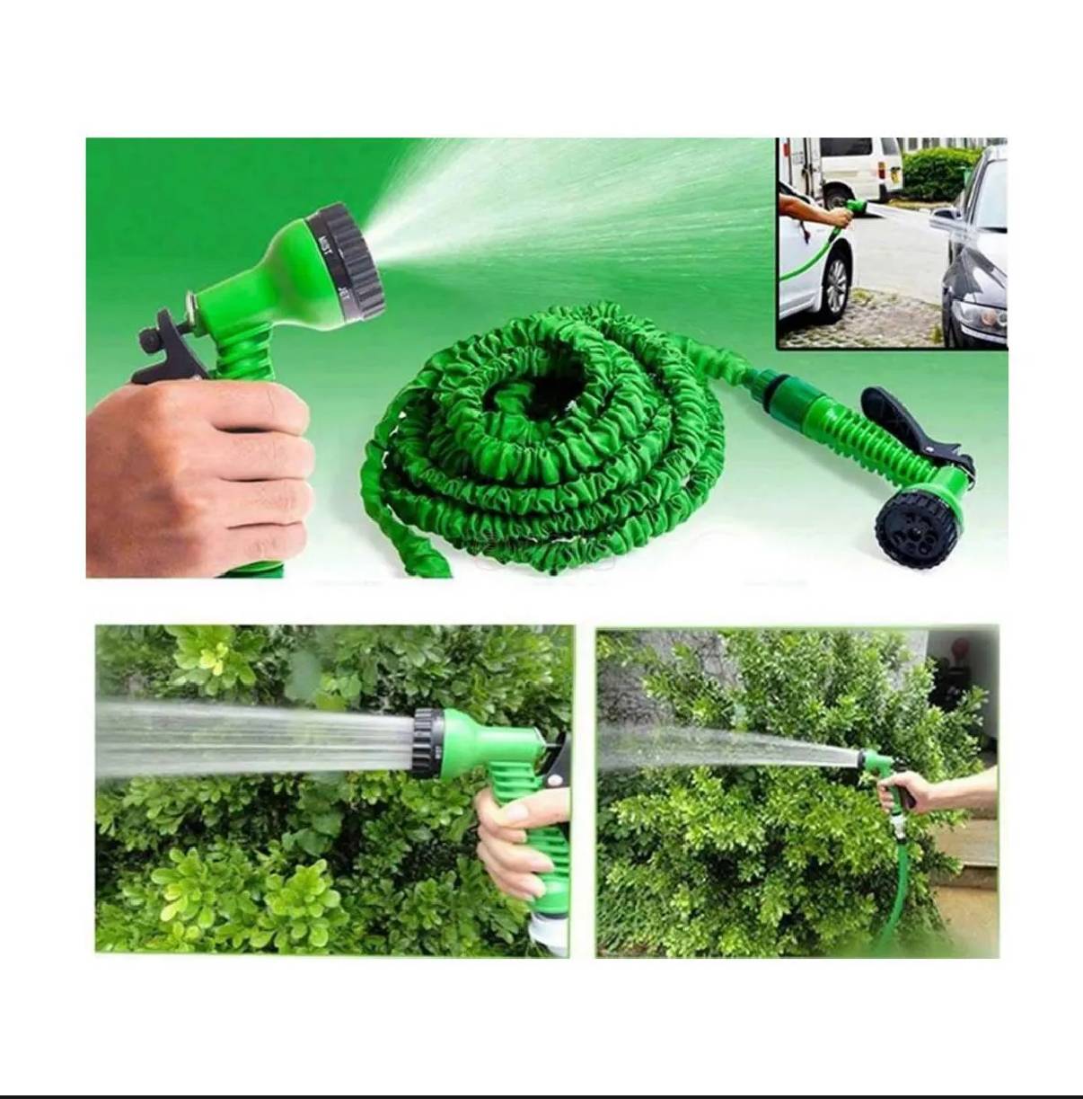 Picture of 100ft Expandable Magic Water Hose Pipe -Green