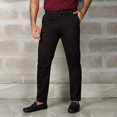 Picture of BLACK GABERDINES  FOR MEN 8LB0600