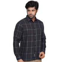 Picture of BLACK FULL-SLEEVE SHIRTS FOR MEN 8SE0606