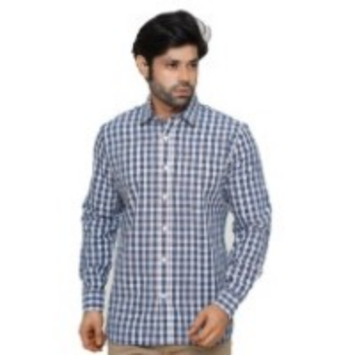 Picture of BLUE FULL-SLEEVE SHIRTS FOR MEN 8SE0903