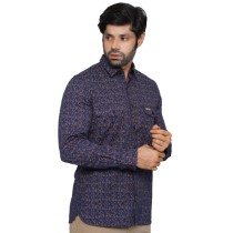 Picture of BLUE FULL-SLEEVE SHIRTS FOR MEN 8SE0907