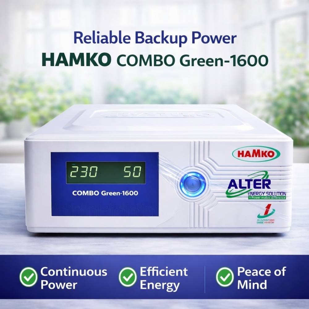 Picture of Hamko Combo Green-1600VA Sine Wave IPS/UPS 