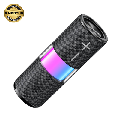 Picture of Awei Y669 Lite IPX6 Waterproof Bluetooth Speaker with 30W RGB Lights-Black (700g)